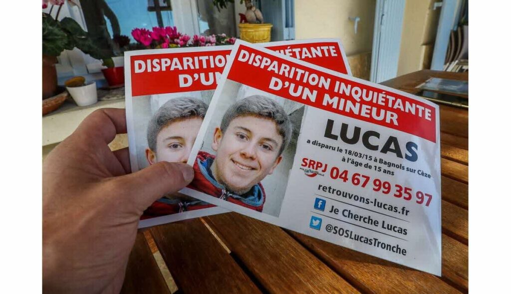 disparition de Lucas Tronche