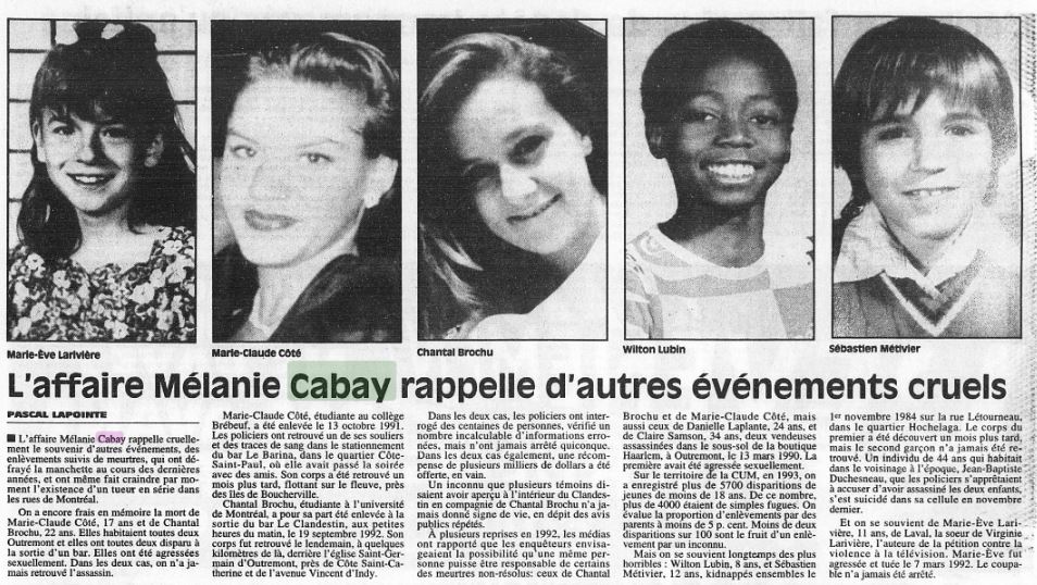 Affaire Mélanie Cabay